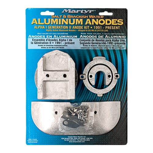 Aluminium Anode Kit ALPHA ONE (92-opp) - Eurofritid – Båtfolkets