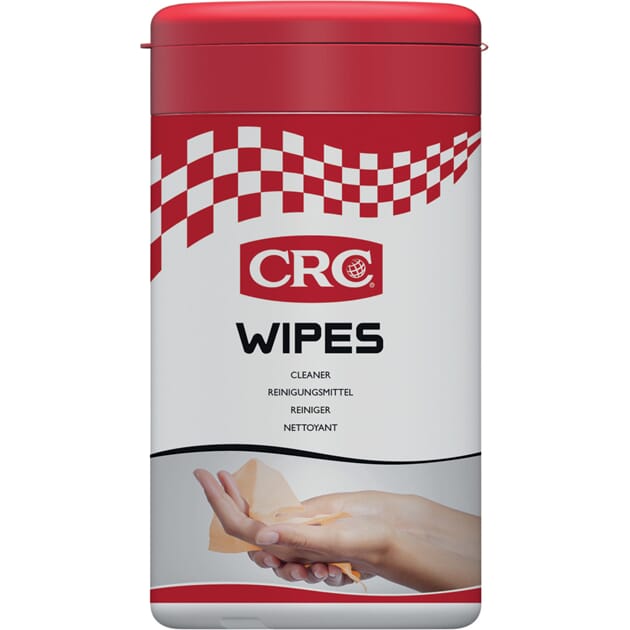 1041374 1041374 CRC Wipes Multipurpose Profesjonelle kraftige rensekluter for fjerning av olje, fett, maling, blekk og lim.jpg