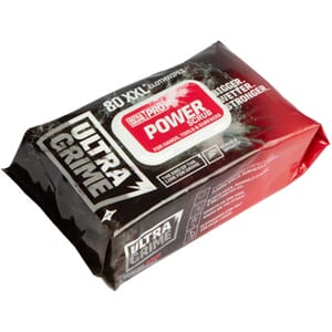 Ultragrime Power Scrub Wipes 80 pack