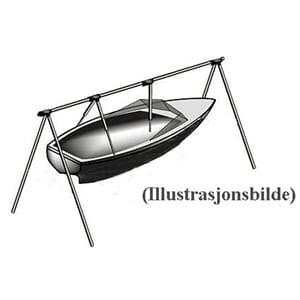 Bakkestativ i aluminium m/bag 9,0 m