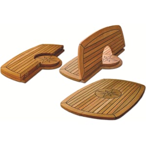 Bordplate Nautic Star circle 29/58 x 93 cm