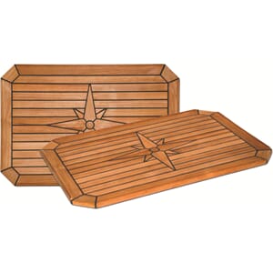 Bordplate Nautic Star Square 50 x 75cm