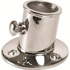 Flaggstangholder forkrommet 32 mm