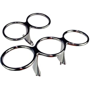 Glass/Flaskeholder 316, 3 stk toppmontert
