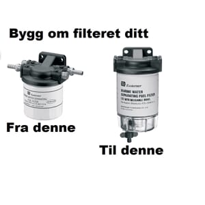 Ombyggingskit til std filterholder