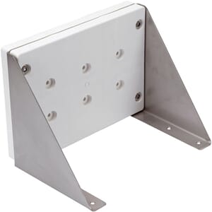 Motorbrakett 6 hk/20 kg hvit plast