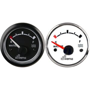 Tankmåler Vann Sort WEMA 0-190 Ohm: 0-190