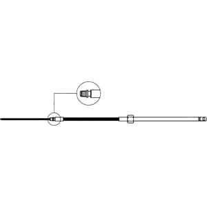 Ultraflex styrekabel M58 Lengde: 11` (3,36m)