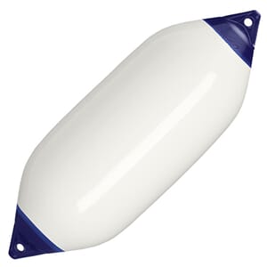 Fender F7 hvit, blå topp