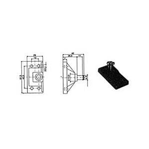 Brakett SP11 for gassdemper sort