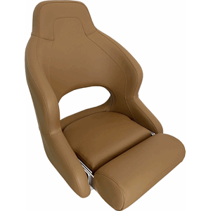 Båtstol H52 Flip up - brun
