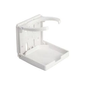 Glass-/flaskeholder hvit