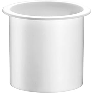 Flaske/glassholder-Plast 76x76, Hvit