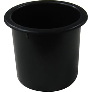 Flaske/glassholder-Plast 76x76, Sort