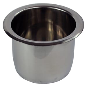 Kopp-/flaskeholder 304, nedfellbar, 45 mm dyp
