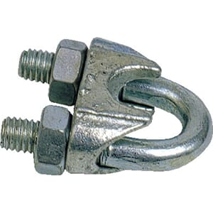 Wireklemme, galvanisert 5 mm