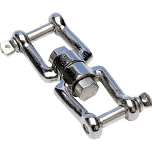 Svivel m/gaffel, syrefast 6 mm