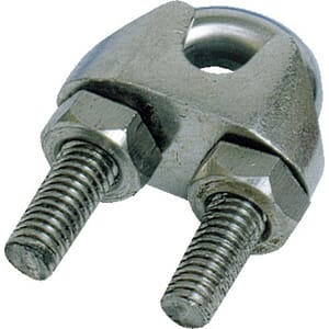 Wireklemme, rustfri (304) 5 mm