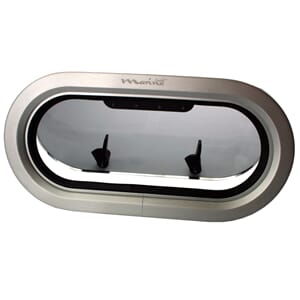 Portlight MS alu Oval, 175 x 375mm