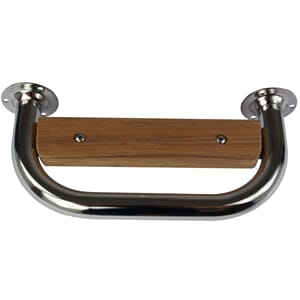 Trinn/håndtak 316+teak, 27 x 13 cm
