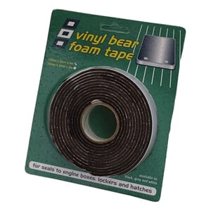 Vinylskumtape 19 mm 3m sort