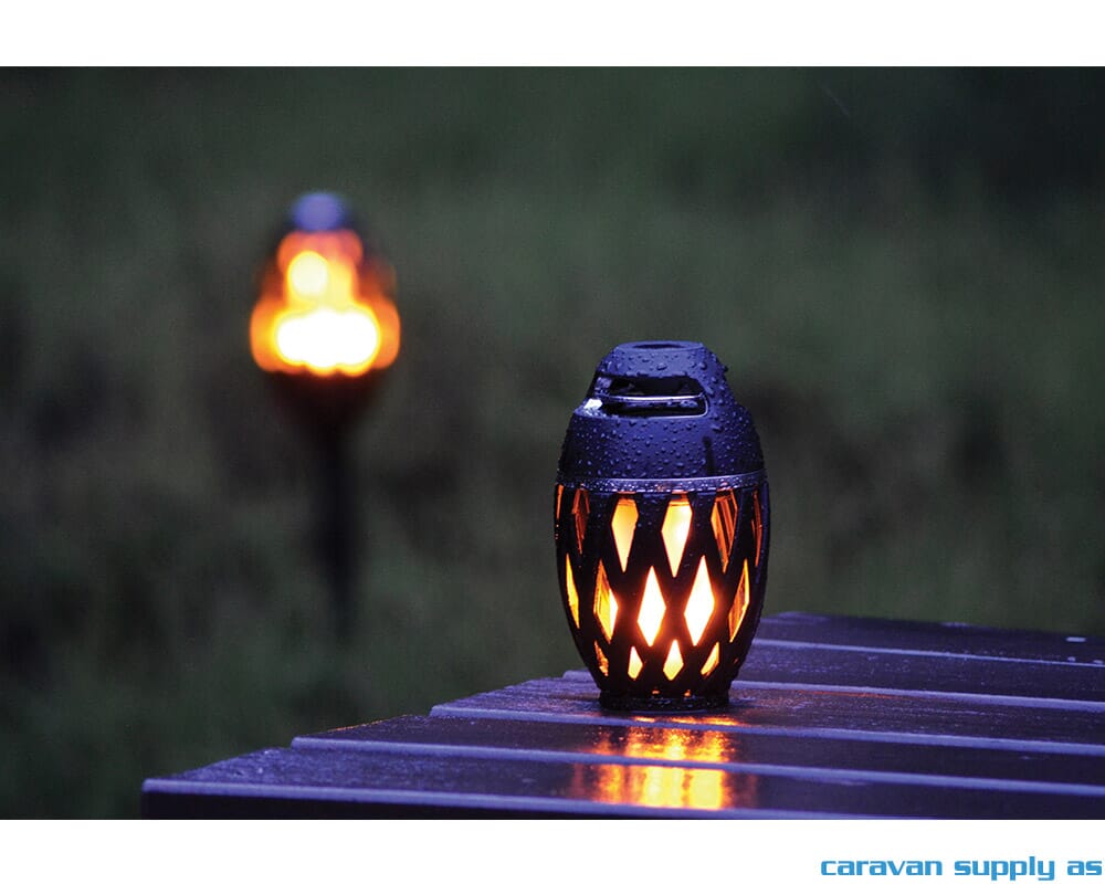 Lampe Apollo flammelampe mblåtann LED svart Eurofritid.no Lampe Apollo Flammelampe LED Eurofritid.no Båt og