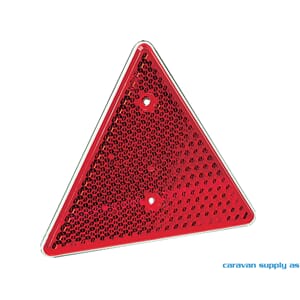 Refleks trekant 156x136mm rød 2stk