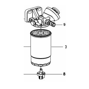 Dieselfilter Mercruiser QSD2,0/2,8/4,2