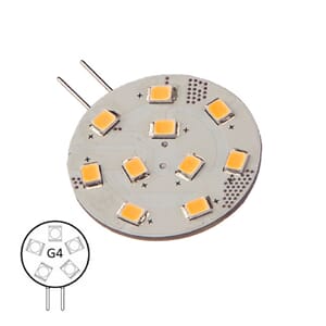 LED G4, Sidepin 10-35V 90lm 2700K/varmhvit