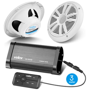Marine Bluetooth KIT m/høyttalere - Velex