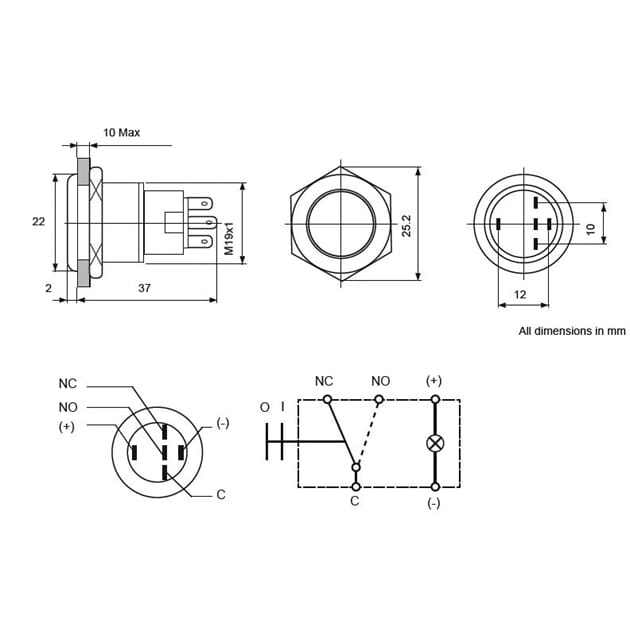 1041286_Rel 1041286 5 Rustfri bryter LED rød og blå 12V.jpg
