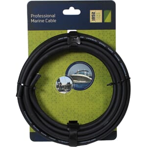 1852 Elektrisk kabel fortinnet 1,5 mm2, 10 m, sort