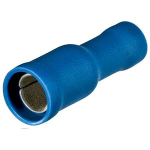 Rundstifthylse blå 4 mm, 10 stk