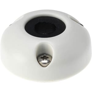 Kabelgjennomføring vanntett 14mm hvit