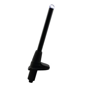 Lalizas Micro LED Pole 360° rundtlysende 60cm sort plug-in