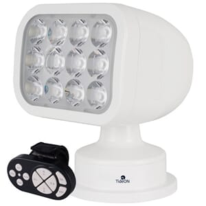 TideON Lyskaster LED m/trådløs fjernkontroll Hvit