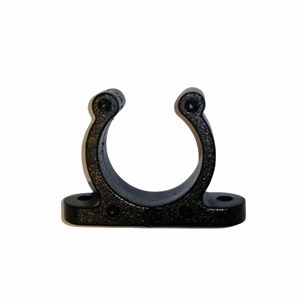 Festeklips, nylon Sort, 45mm