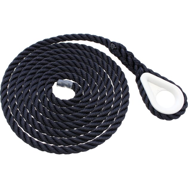 1031961 1031958 1 Robline 3-slått fortøyningsline med plastkause, marineblå.jpg