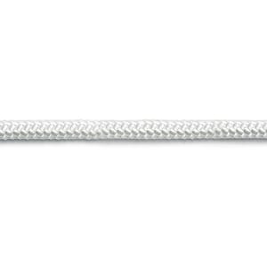 Startsnor, 16-flettet polyamid nylon 5 mm, Hvit