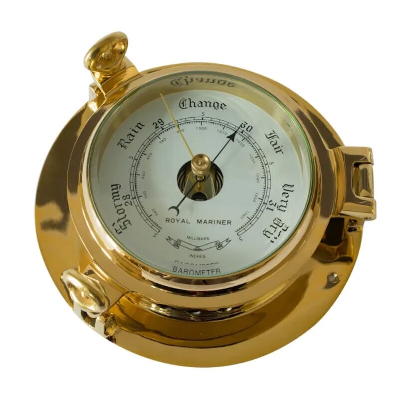 Barometer messing 185 mm - Eurofritid