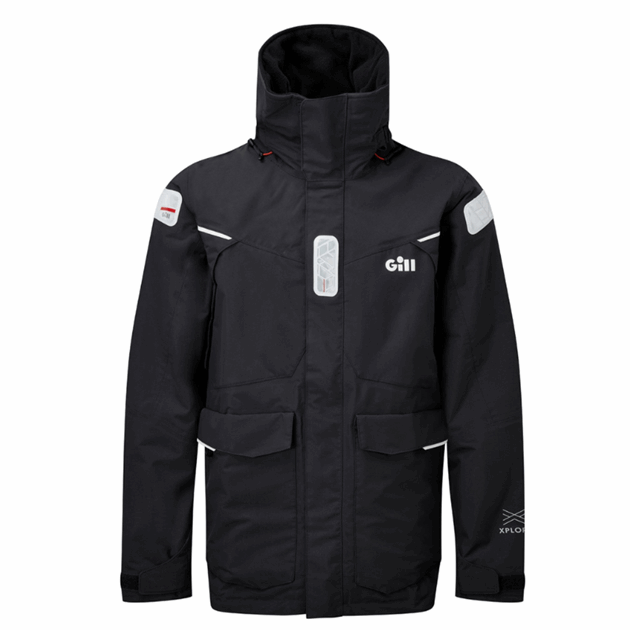1086042_Rel 1086040 Gill OS25 front Offshore seiljakke herre sort.png