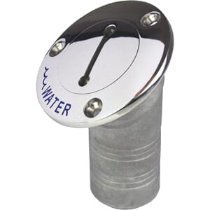 Dekksforsk WATER 1 1/2" - 30 grader SS316"