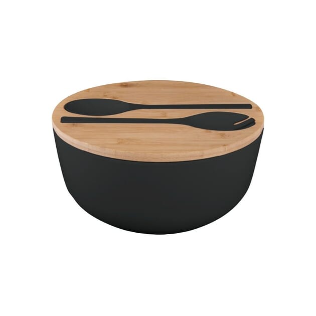 65608_Rel 65608 1 Brunner salatbolle med lokk og bestikk svart.jpg