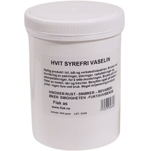 Vaselin Hvit Syrefri 1000 g