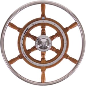 Teakratt m/utvendig stålring 20"