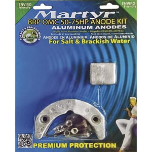 Anodekit aluminium BRP/OMC 50-75HK