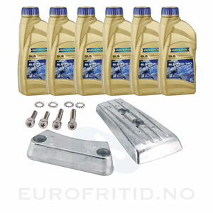 Servicekit Volvo Penta DPH Duo Prop m/75W-140 olje