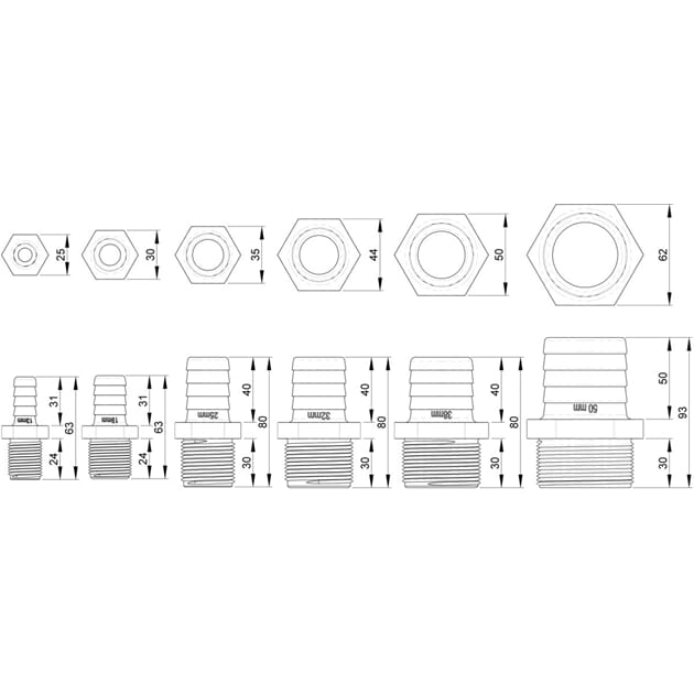 1007240_Rel 1007240 2 Rørdeler Slangekobling han, kompositt fra TruDesign.jpg