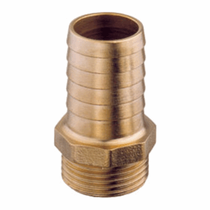 Slangekobling, messing 1/4" - 10 mm
