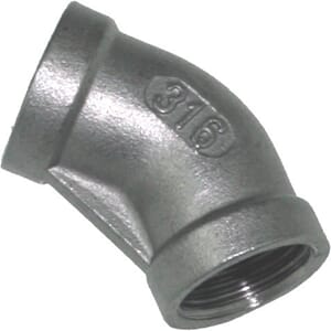 Bend innv./innv. 45° 316 1 1/2"